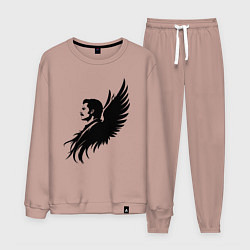 Мужской костюм Фредди Меркьюри с ангельскими крыльями