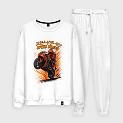 Мужской костюм Speed demon мотоциклист