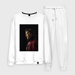 Костюм хлопковый мужской Стрэндж, цвет: белый