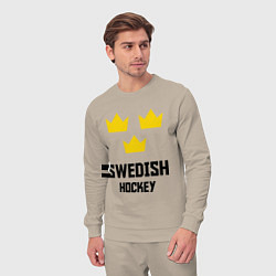 Костюм хлопковый мужской Swedish Hockey, цвет: миндальный — фото 2