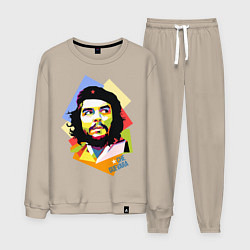 Костюм хлопковый мужской Che Guevara Art, цвет: миндальный