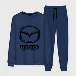 Костюм хлопковый мужской Mazda Zoom-Zoom, цвет: тёмно-синий