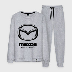 Костюм хлопковый мужской Mazda Zoom-Zoom, цвет: меланж