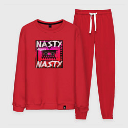 Костюм хлопковый мужской The Prodigy: Nasty, цвет: красный