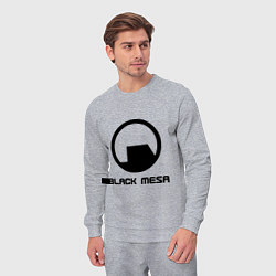 Костюм хлопковый мужской Black Mesa: Logo, цвет: меланж — фото 2