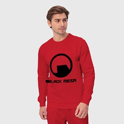 Костюм хлопковый мужской Black Mesa: Logo, цвет: красный — фото 2