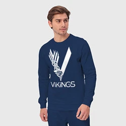 Костюм хлопковый мужской Vikings, цвет: тёмно-синий — фото 2