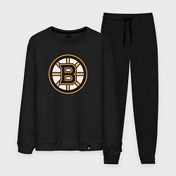 Костюм хлопковый мужской Boston Bruins, цвет: черный