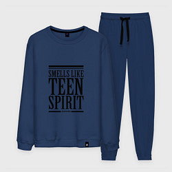 Костюм хлопковый мужской Smells like teen spirit, цвет: тёмно-синий