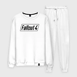 Костюм хлопковый мужской Fallout 4, цвет: белый