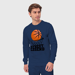 Костюм хлопковый мужской Баскетбол, цвет: тёмно-синий — фото 2