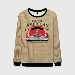 Свитшот мужской American retro auto, цвет: 3D-черный