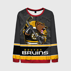 Свитшот мужской Boston Bruins цвета 3D-красный — фото 1