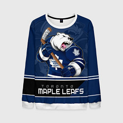 Свитшот мужской Toronto Maple Leafs, цвет: 3D-белый