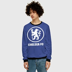 Свитшот мужской Chelsea FC, цвет: 3D-черный — фото 2