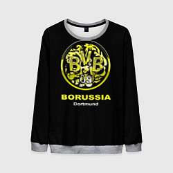 Свитшот мужской Borussia Dortmund, цвет: 3D-меланж
