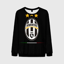 Свитшот мужской Juventus: 3 stars, цвет: 3D-черный