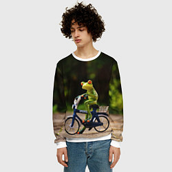 Свитшот мужской Лягушка, цвет: 3D-белый — фото 2