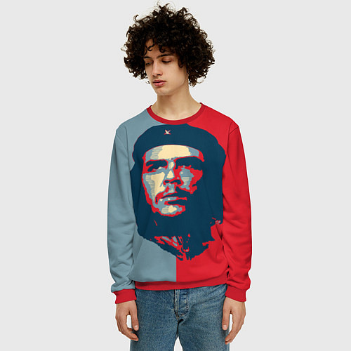 Мужской свитшот Che Guevara / 3D-Красный – фото 3