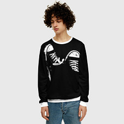 Свитшот мужской Кеды, цвет: 3D-белый — фото 2