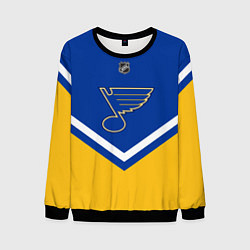 Свитшот мужской NHL: St. Louis Blues, цвет: 3D-черный