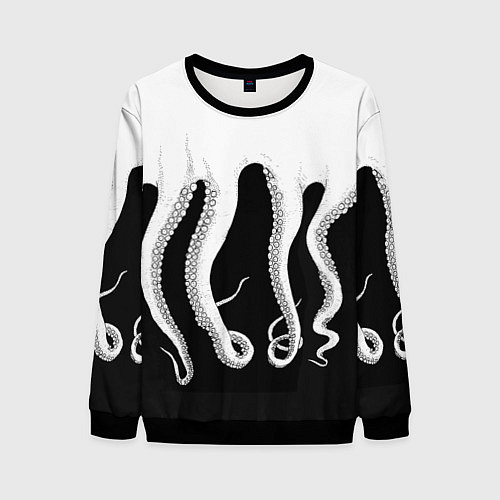 Мужской свитшот Octopus / 3D-Черный – фото 1