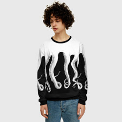 Свитшот мужской Octopus, цвет: 3D-черный — фото 2