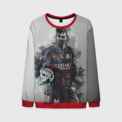Свитшот мужской Lionel Messi, цвет: 3D-красный