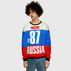 Свитшот мужской Russia: from 87, цвет: 3D-черный — фото 2