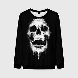 Свитшот мужской Evil Skull, цвет: 3D-черный
