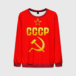 Свитшот мужской СССР, цвет: 3D-красный