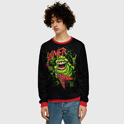 Свитшот мужской Slayer Slimer, цвет: 3D-красный — фото 2
