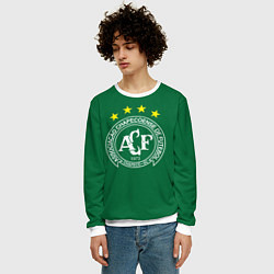 Свитшот мужской ACF Chapecoense, цвет: 3D-белый — фото 2