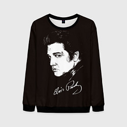 Свитшот мужской Elvis Presley, цвет: 3D-черный