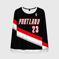 Свитшот мужской Portland Trail Blazers 23, цвет: 3D-белый
