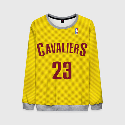 Мужской свитшот Cavaliers Cleveland 23: Yellow / 3D-Меланж – фото 1