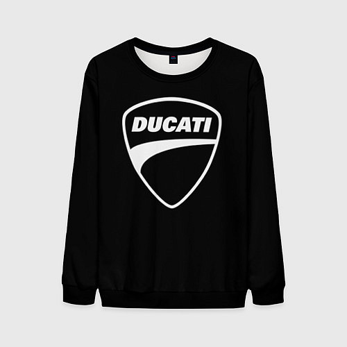 Мужской свитшот Ducati / 3D-Черный – фото 1