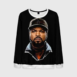 Свитшот мужской Ice Cube, цвет: 3D-белый
