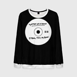 Свитшот мужской SOAD: Steal this album, цвет: 3D-белый
