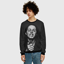 Свитшот мужской Lana Del Rey, цвет: 3D-черный — фото 2
