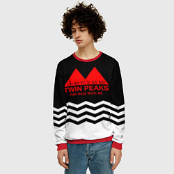 Свитшот мужской Fire walk with me, цвет: 3D-красный — фото 2