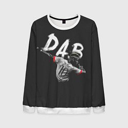 Свитшот мужской Paul Pogba: Dab, цвет: 3D-белый