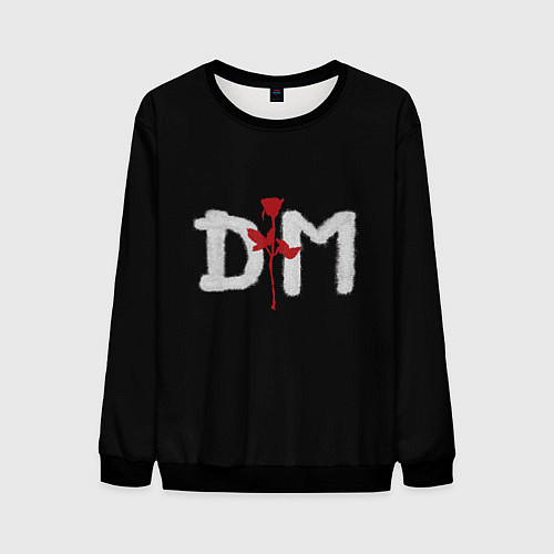 Мужской свитшот DM: Rose / 3D-Черный – фото 1