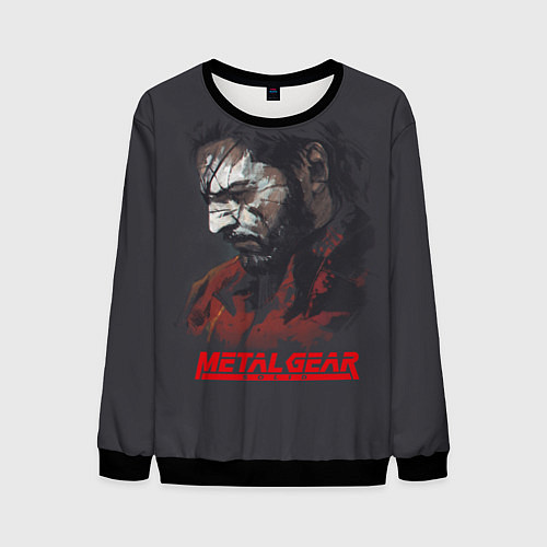 Мужской свитшот Metal Gear Solid / 3D-Черный – фото 1