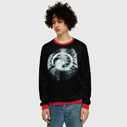 Свитшот мужской Чужой в желудке, цвет: 3D-красный — фото 2