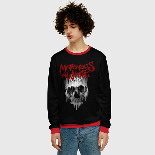 Мужской свитшот MIW Skull / 3D-Красный – фото 3