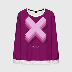 Свитшот мужской The XX: Purple, цвет: 3D-белый