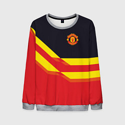 Свитшот мужской Man United FC: Red style, цвет: 3D-меланж