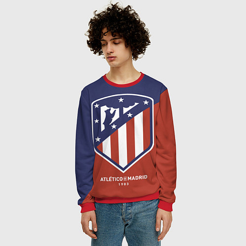 Мужской свитшот Atletico Madrid FC 1903 / 3D-Красный – фото 3