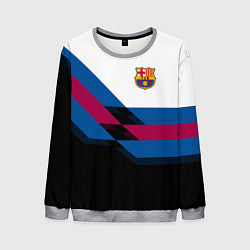 Свитшот мужской Barcelona FC: Black style, цвет: 3D-меланж
